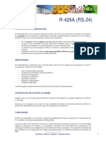 Ficha Tecnica R 426a Rs 24 Gas Servei