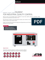 Leak Test Instrument for Quality Control