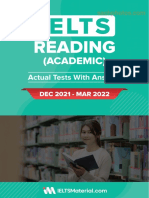 IELTS Academic Reading Forecast 2022