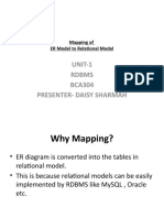 U1 - ER Model To Relational Model