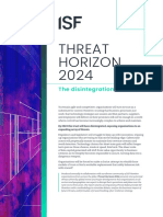 ISF - Threat Horizon 2024 - Executive Summary