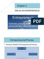 Entrepreneurial Process Model and Skills