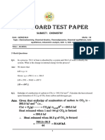 Nci - Board Test Paper: Subject: Chemistry