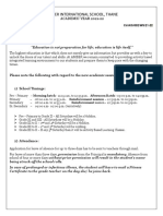 Circular For School Reopening After Summer