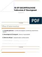 ETHIQUE ET DEONTOLOGIE Dans La Profession D Enseignant v1 - CC