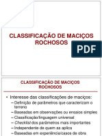 Classificação de Macicos Rochosos - Aula Ppt