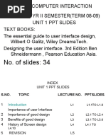 Human Computer Interface - Unit 1