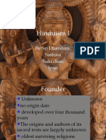 Hinduism I: by Sri Dharshini Sashina Suki Chan Lynn