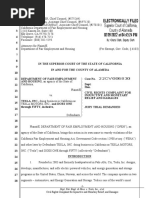 DFEH-Vs-Tesla Discrimation Racism Lawsuit