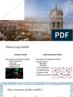 Why and How Measure and Evaluate