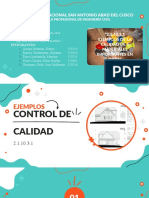 4 2.1.10.3.1 Ejemplos de Control de Calidad de Materiales