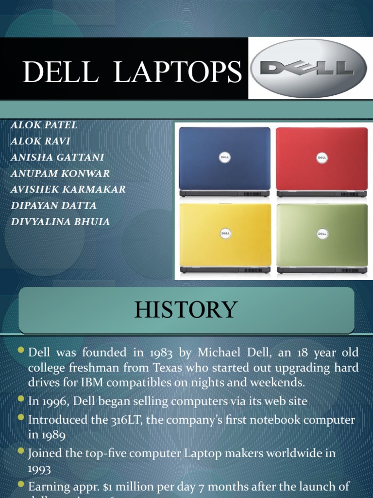 Dell Laptop History and Overview | PDF | Dell | Office Equipment