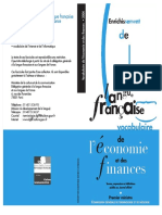 Vocabulaire en Economie en Finance