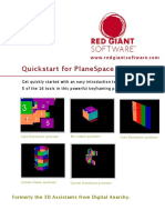 Red Giant PlaneSpace Quick Start