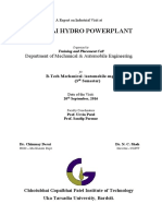 Ukai Hydro Powerplant: Department of Mechanical & Automobile Engineering