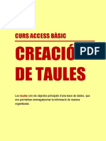 Tipus de Dades I Creaci de Taules