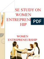 A Case Study On Women Entrepreneurs HIP