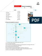 School Rooms/places: Fast Worksheet 14