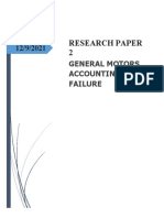 GM Accounting Failure Research