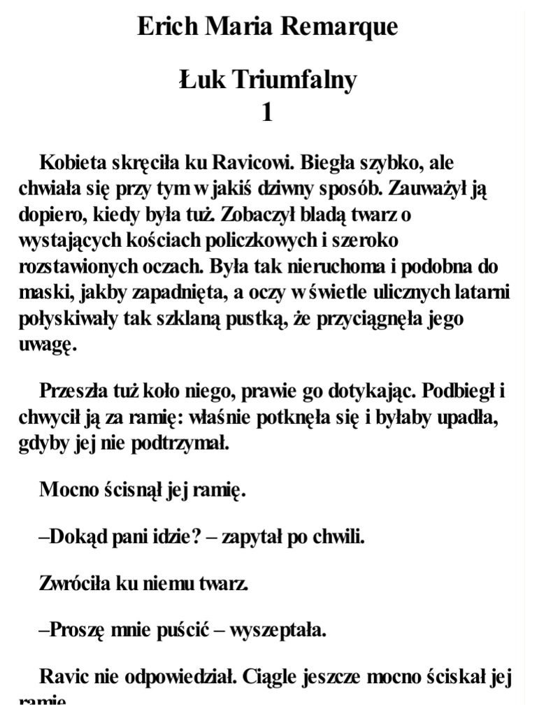 Stary Człowiek Przy Moście Tekst Pdf