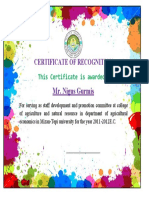 Certificate 6 SP
