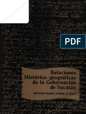 Relaciones J Histórico Geográficas de La Gobernación | PDF