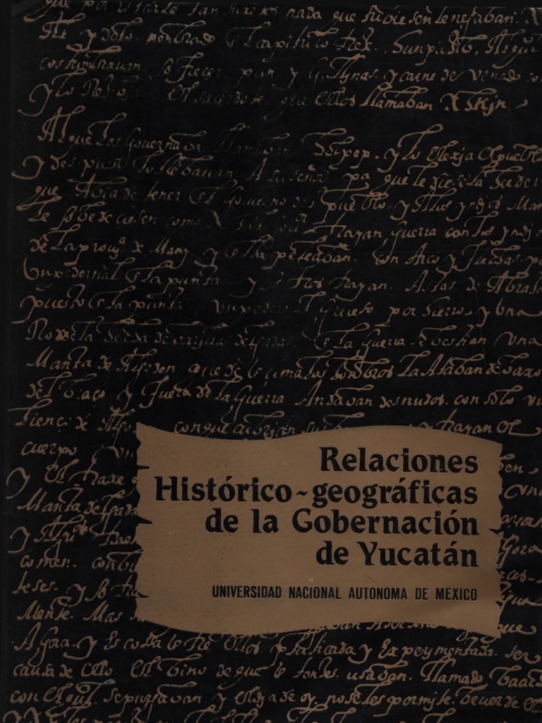 Relaciones J Histórico Geográficas de La Gobernación | PDF