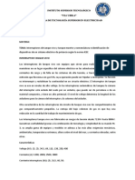 Interruptores de Tanque Vivo y Tanque Muerto y Nomenclatura e Identificación de Dispositivos de Un Sistema Eléctrico de Potencia Según La Norma IEEE