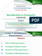 GEOM101 - Lecture 5 - Photogrammetry