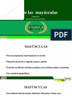 Uso de Las Mayusculas