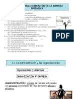 TEMA 1 Administración de Empresas Turísticas