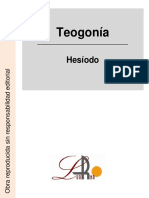 La Teogonía Autor Hesíodo