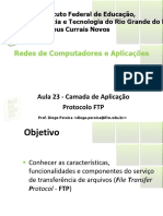 Protocolo FTP: Transferência de Arquivos via Camada de Aplicação