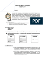 Aprender A Estudiar-Organizar El Tiempo de Estudio