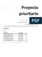 Proyecto Prioritario 1-2022