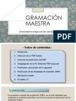 PROGRAMACION MAESTRA