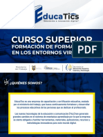 Curso Superior Formación de Formadores en Los Entornos Virtuales