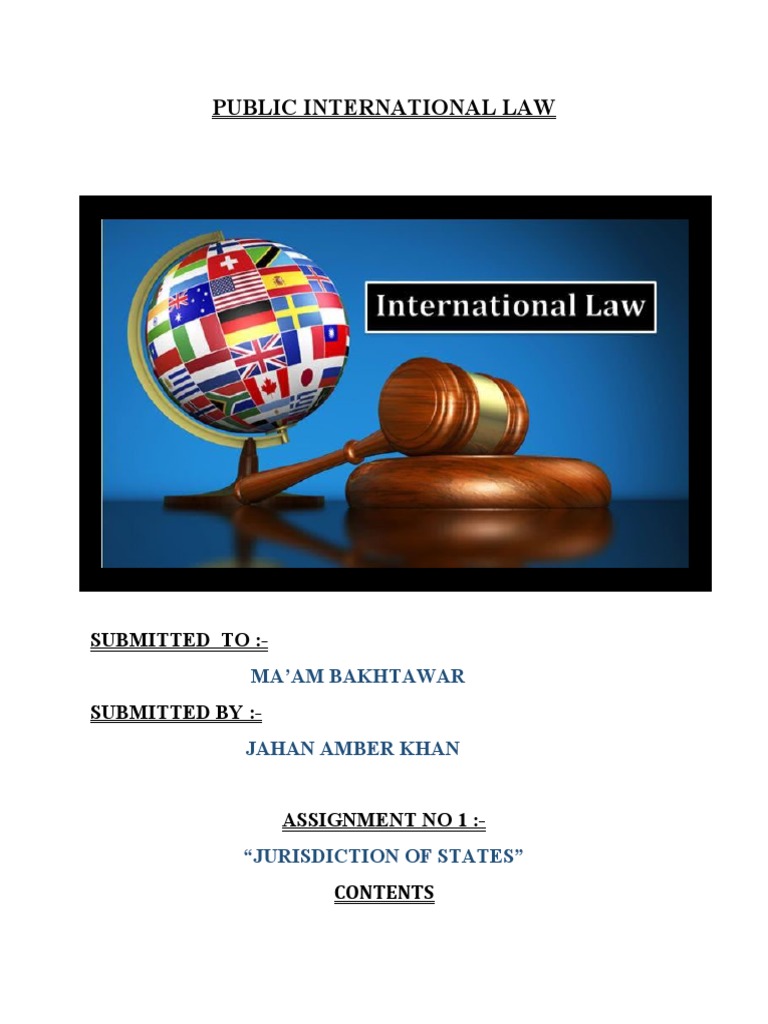 Jurisdiction of States by Jahan PDF Jurisdiction International Law