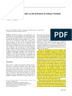 2012 The Influence of Nano-Silica On The Hydration of Ordinary Portland Cement