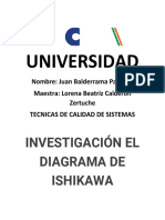 Diagrama Ishikawa causas problemas