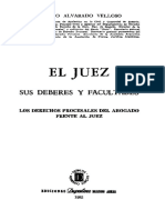 El Juez Sus Deberes y Facultades - Adolfo Alvarado Velloso