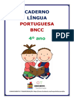 Caderno de Língua Portuguesa BNCC 4º Ano