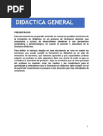 Ficha de Catedra Didactica General