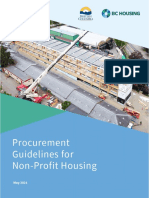Procurement Guidelines For Non-Profit Housing