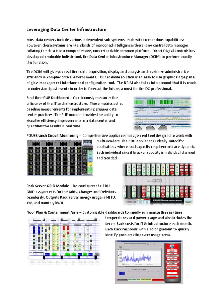 Data Center Intelligence | PDF | Data Center | Computer Engineering