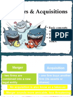 Mergers & Acquisitions: - Basic Concepts - Trends in M&A - Problems in
