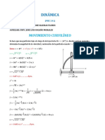 Movimiento curvilíneo partícula