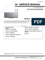 Service Manual: LCD Color Television