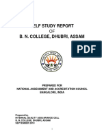 Self Study Report B. N. College, Dhubri, Assam