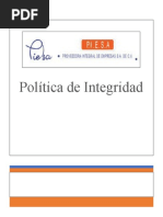 Política de Integridad